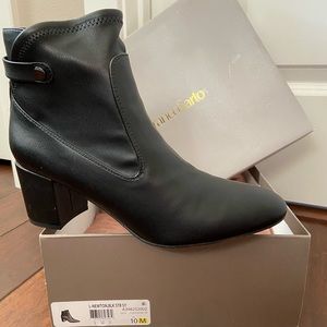 Franco Sarto Ankle Boot, Black, Size 10M